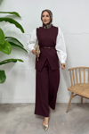 TAKIMPantolon Yelekli Takım 1074 Bordo
