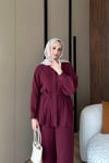 TAKIMPantolonlu Takım 1104 Bordo