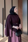 TAKIMPelerin Detaylı Takım 1190 Bordo