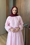 TAKIMŞifon Etekli Takım 1098 Pudra