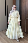 TAKIMŞifon Etekli Takım 1098 Sarı