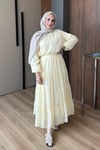 TAKIMŞifon Etekli Takım 1098 Sarı