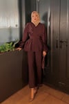 TAKIMSNK Pantolonlu Takım 1069 Bordo