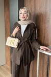 TAKIMTaş Detaylı Takım 1077 Kahve