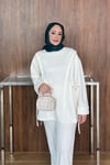 TAKIMTaşlı Yandan Bağlamalı Takım 1135 Ekru