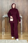 TAKIMTaşlı Yandan Bağlamalı Takım 1135 Bordo