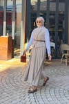 TAKIMYelekli Etekli  Takım 51007 Bej