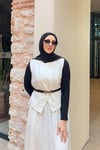 TAKIMYelekli Etekli  Takım 51007 Ekru