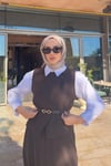 TAKIMYelekli Etekli  Takım 51007 Kahverengi