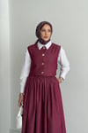 TAKIMYelekli Tencel Takım 1079 Bordo 