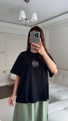 BASİCBüşceTAŞLI SİYAH TİŞÖRT
