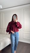 BLUZBüşceMODAL BLUZ BORDO
