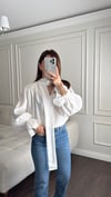 BLUZBüşceMODAL BLUZ EKRU