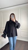 BLUZBüşceMODAL BLUZ SİYAH