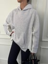 GÖMLEK DETAYLI GRİ SWEAT
