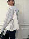 GÖMLEK DETAYLI GRİ SWEAT