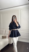 GÖMLEKBüşcePİLELİ SALAŞ GÖMLEK LACİVERT