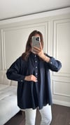 GÖMLEKBüşcePİLELİ SALAŞ GÖMLEK LACİVERT