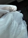 GÖMLEKBüşceTAŞLI TENCEL KUMAŞ GÖMLEK BEYAZ