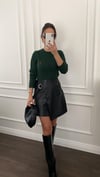 KAZAKBUSCEDESENLİ TRİKO KAZAK YEŞİL