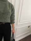 KAZAKBüşceYEŞİL ÖRME KAZAK
