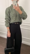 KAZAKBüşceYEŞİL ÖRME KAZAK