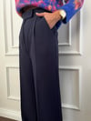 LACİVERT BOL KUMAŞ PANTALON