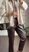 PANTOLONBüşceDERİ KAHVE PANTOLON