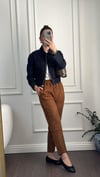 PANTOLONBüşceKAHVERENGİ SÜET PANTOLON