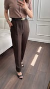 PANTOLONBüşceLİNDA DUBLE PANTOLON KAHVERENGİ