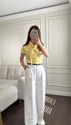 PANTOLONBüşcePALAZZO PANTOLON EKRU