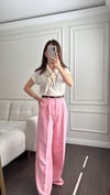 PANTOLONBüşcePALAZZO PANTOLON PEMBE