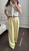 PANTOLONBüşcePALAZZO PANTOLON SARI