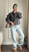 PANTOLONBüşceTAŞLI MAVİ DENİM PANTOLON