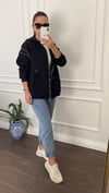 SWEAT TAŞLI SİYAH