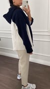 SWEATSHİRTBüşceGÖMLEK DETAYLI LACİVERT SWEAT