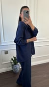 TAKIMBüşceGÖMLEK PANTOLON TAKIM LACİVERT
