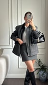 TAKIMBüşceKOYU GRİ KAŞE TAKIM