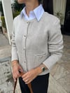 TAŞ RENGİ GOLD DÜĞMELİ HIRKA
