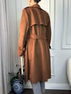 TRENCKOTBüşceSÜET TRENCKOT TABA