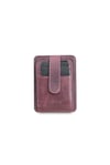Guard Dikey Crazy Bordo Deri Kartlık