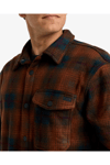 BILLABONG EBYFT00145 FURNACE FLANNEL Erkek Polar Gömlek Kahverengi