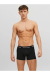 Jack&Jones 12160750 JACANTHONY TRUNKS 3 PACK Boxer Siyah Gri