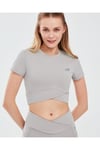 Skechers S241133-003 W Performance  Coll Crop Kadın Spor Crop bej