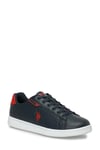 U.S. POLO ASSN.101501689 COSTA 4 FX Erkek Sneaker Siyah Beyaz