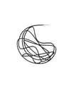 Çift Küpe ''Eskiz''- Dialogue of Forms-No.3-80 mm
