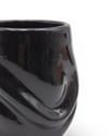 Solidified ''Interference'' Black Porcelain Cup