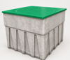 Ø650'lik Sehpalı Polyester Makine Dairesi Kabini 117x135 (Orta Boy)