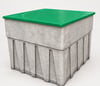 Ø920'lik Sehpalı Polyester Makine Dairesi Kabini 141x146