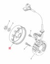 Yamaha Delight 115 Manyeto Rotor Orijinal 2013-2016